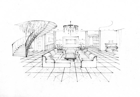 Интерьеры: Проект загородного дома