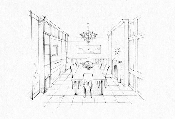 Интерьеры: Проект загородного дома