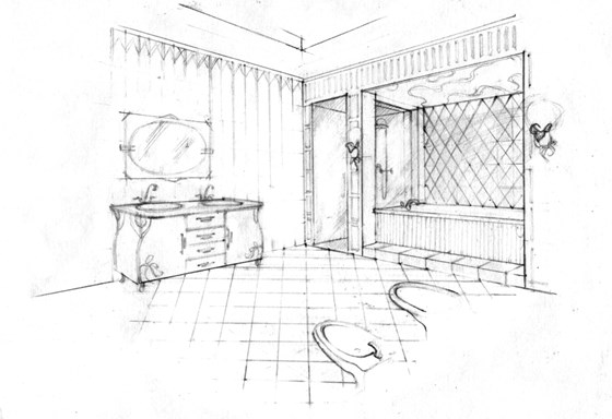 Интерьеры: Проект загородного дома